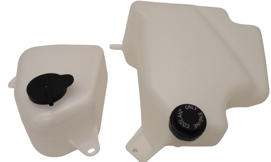 81-88 Cutlass/442 81-87 Regal Radiator Grand Prix V8 Radiator Overflow and Windshield Washer Reservoir Bottle Set WITH caps